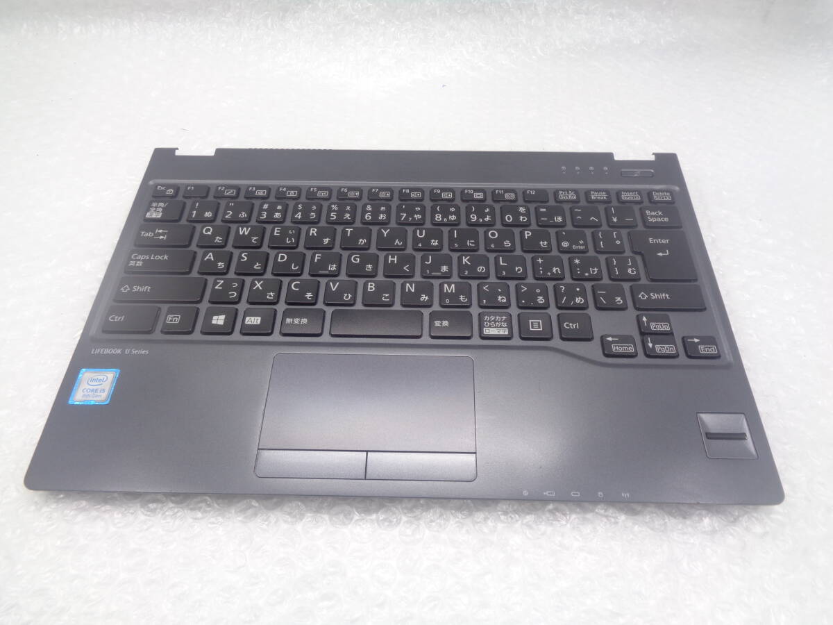 1円～ ジャンク品 FUJITSU LIFEBOOK U938/S など用 パームレスト キーボード NC05009-B551 CP748737-03 (F710)_画像1