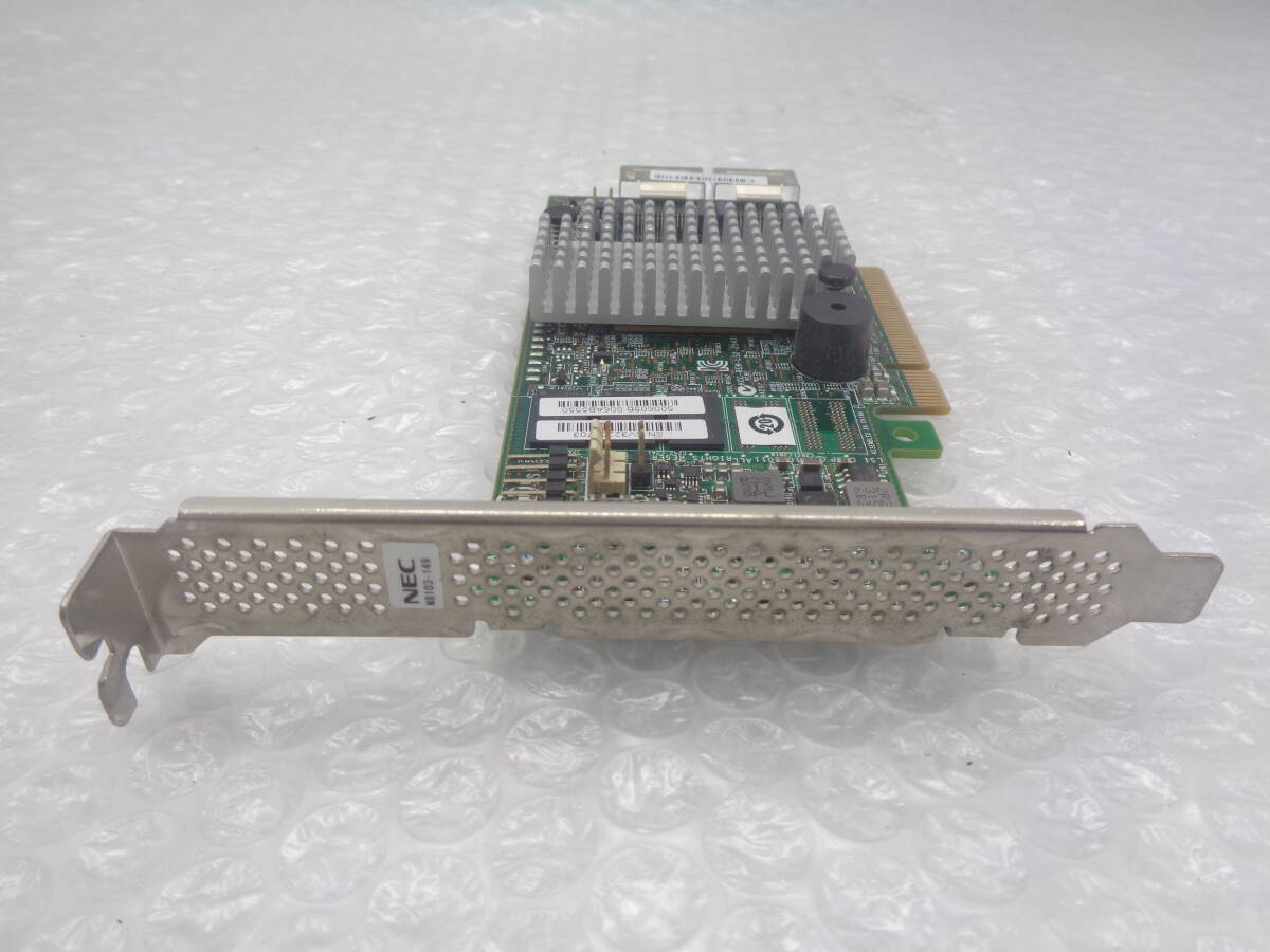 1円～ NEC N8103-149 RAIDコントローラ(512MB RAID 0/1) L3-25410-04C ケーブル付 中古動作品(F769)の画像3