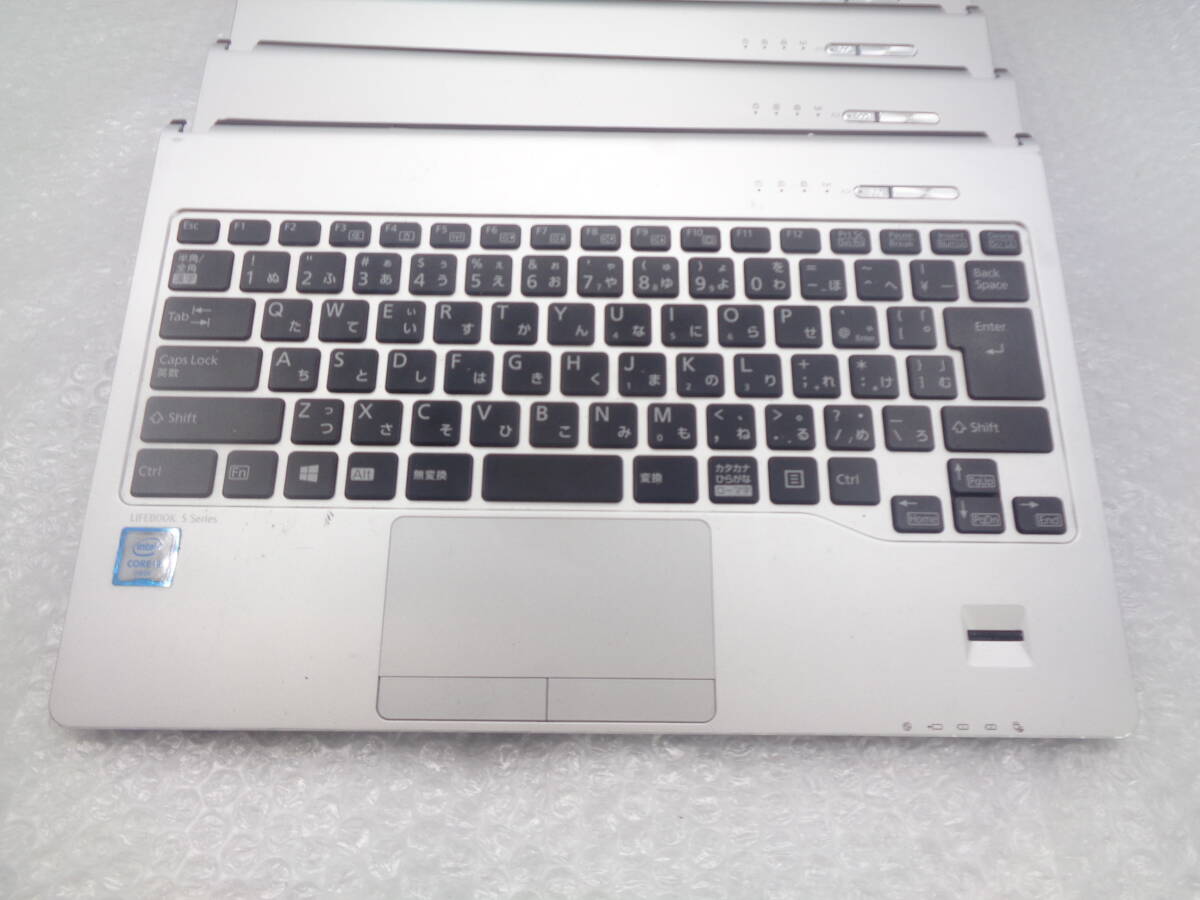 ジャンク品 FUJITSU LIFEBOOK S936/P など用 パームレスト キーボード ｘ 6個セット (F957)の画像2