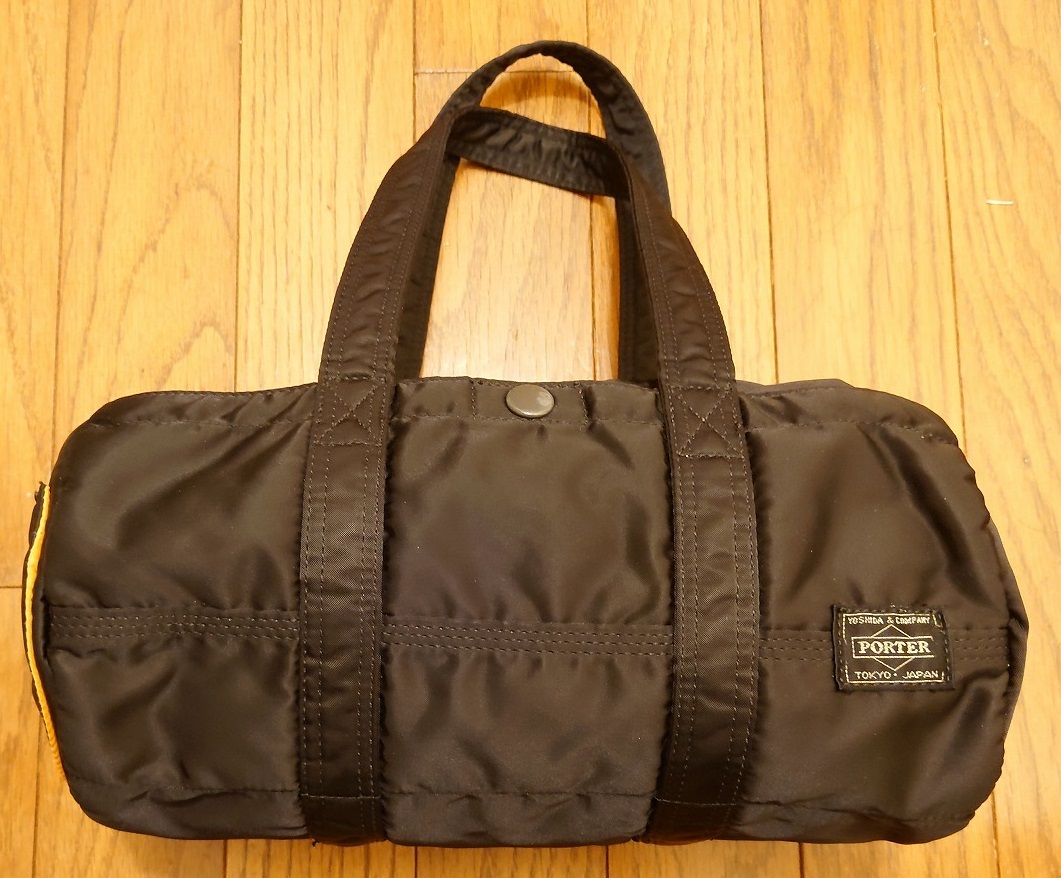 PORTER ポーター 吉田カバン TANKER タンカー 黒 ミニ ボストンバッグ ハンドバッグ DUFFLE BAGの画像1