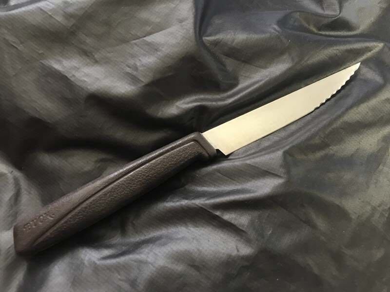 BUCK MODERNE 4-1/2" STAKE KNIFE バック ステーキナイフ セレイテッド ブレード_画像3