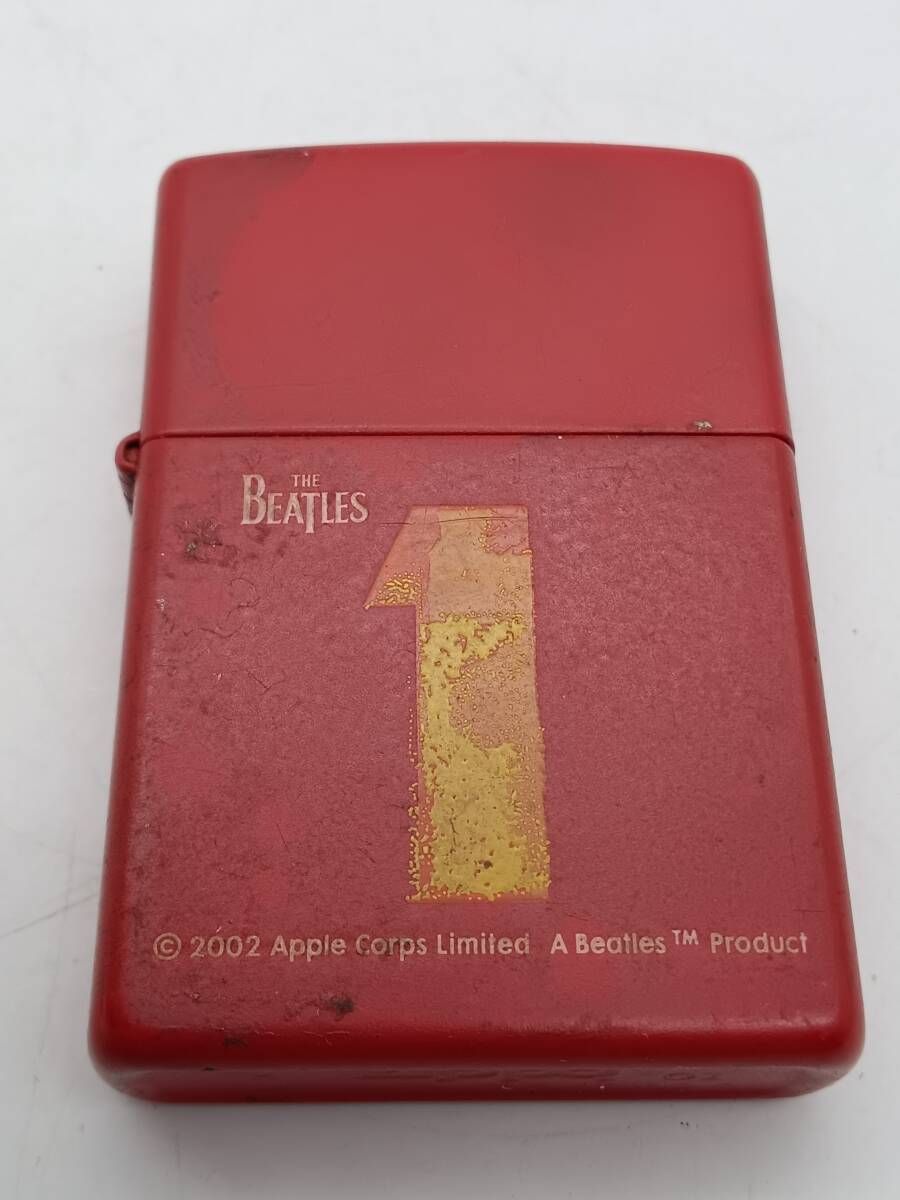 喫煙具【 ビートルズ/BEATLES 1/ZIPPO ジッポライター /2002年/ 】検索用) 煙草 タバコ 嗜好品 レトロ アンティーク 保管品 HTの画像1