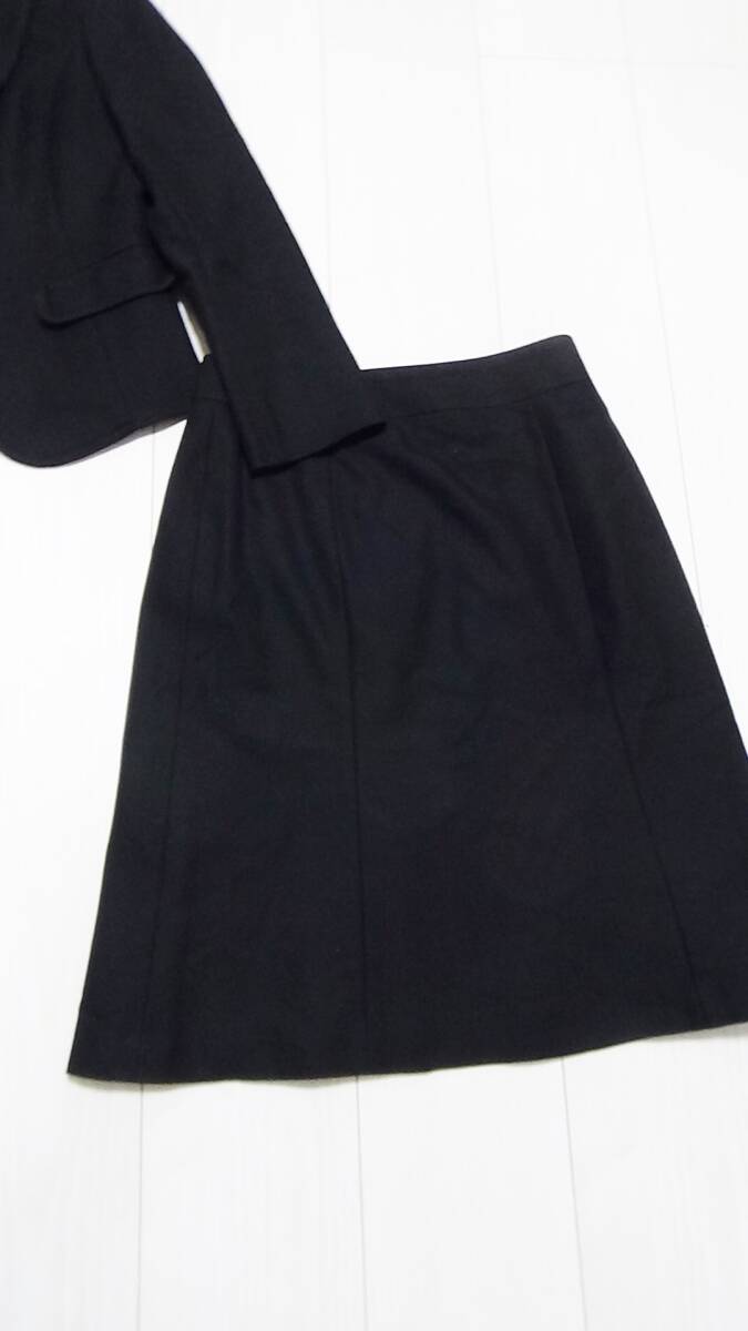 ニューヨーカー 9 Ｗ64-H91★ スーツ スカート セットアップ 黒 レディース M 38　ビジネス_画像5