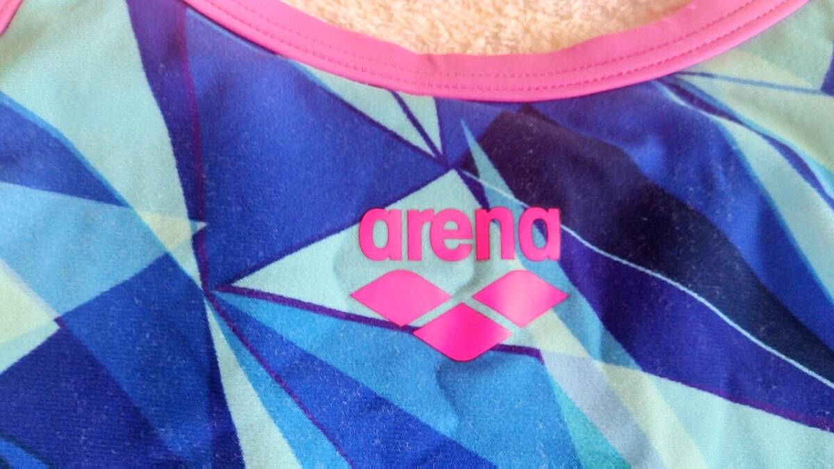 arena（アリーナ） 青＆ピンク 競泳水着 Sサイズ 即決2300円送料込みの画像4