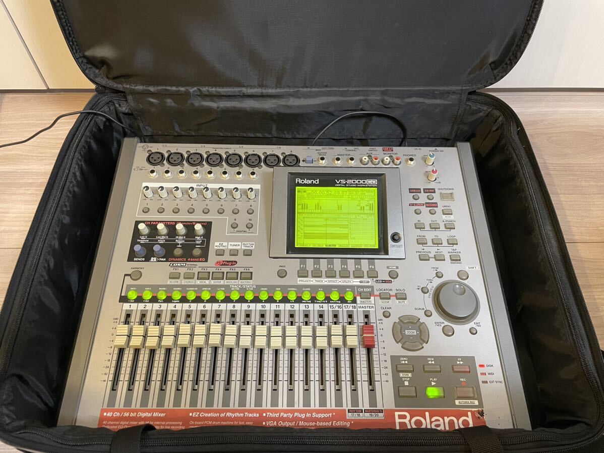 Roland VS-2000CD, enhancing effect board VS8F-3, semi-hard case ( freebie ) MTR multitrack recorder Roland instructions,CD attaching 