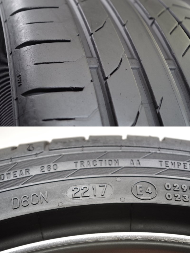 F-439(送料無料/代引きOK)中古 195/45R17 17ｘ7.5J 5H/114.3 ENKEI Racing RPF1 エンケイ レーシング 社外アルミ 軽量 夏タイヤの画像10