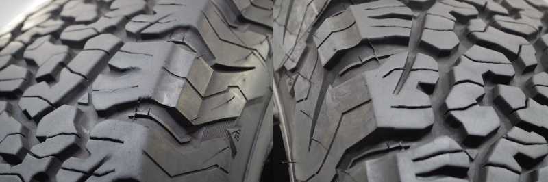 B-915 送料無料/代引きOK ランクE 中古 265/70R17 BF Goodrich All-Terrain T/A KO2 2021年 8.5分山 夏タイヤ 1本SET ホワイトレター♪の画像5