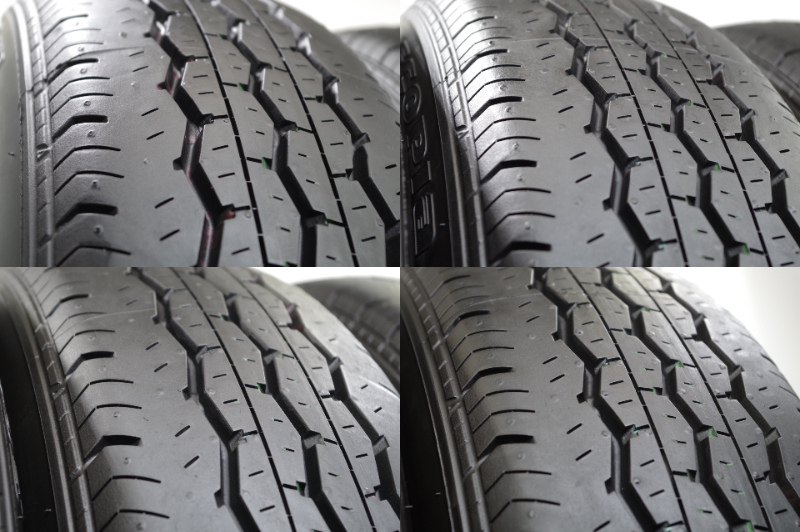 F-347(送料無料/代引きOK)ランクK 中古 極上美品 195/80R15 107/105L LT ブリヂストン エコピア RD-613 2021年 イボ少しあり 夏タイヤ 4本_画像6