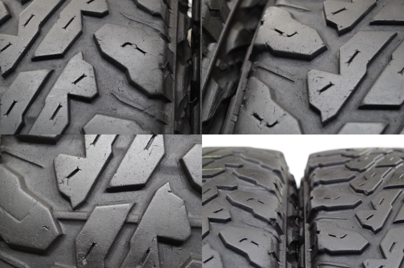 F-349(送料無料/代引きOK)ランクｎ.D 中古 175/80R16 ヨコハマ ジオランダーM/T G003 2022年 5分山 夏タイヤ 4本SET ジムニー等の画像7