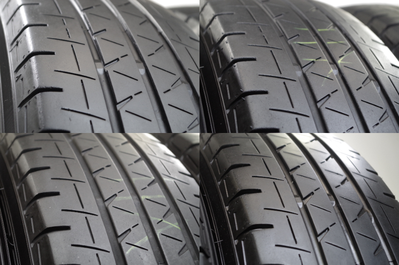 F-411(送料無料/代引きOK)ランクE 中古 195/80R15 107/105L LT ヨコハマ ブルーアースVan RY55 6～7分山 夏タイヤ 4本SETの画像6