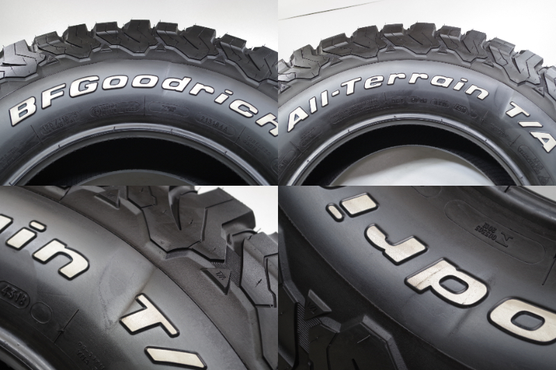 F-412(送料無料/代引きOK)ランクN 中古 ほぼ新品 235/85R16 120/116 BF Good rich All-Terrain T/A 2018年 ホワイトレター 夏タイヤ 1本SETの画像2