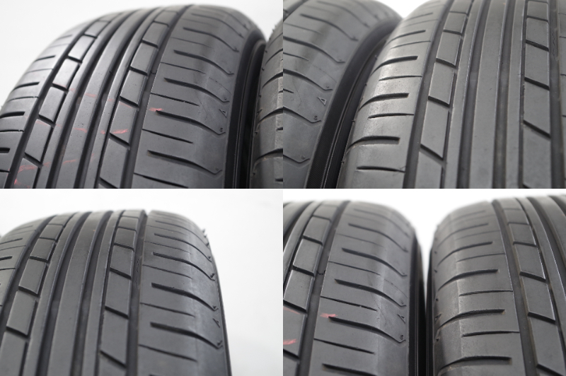 F-465(送料無料/代引きOK)ランクA.I 中古 165/65R14 ヨコハマ エコスES31 2021年 8分山 夏タイヤ 2本SET 訳アリ！の画像6