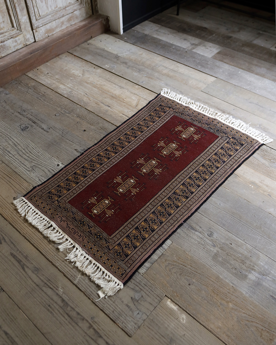 ak00143 アンティークラグ 絨毯 * カザフスタン ウールラグ 手織り絨毯 トライバルラグ モロッコラグ キリムラグ カーペット 幾何学模様_画像8
