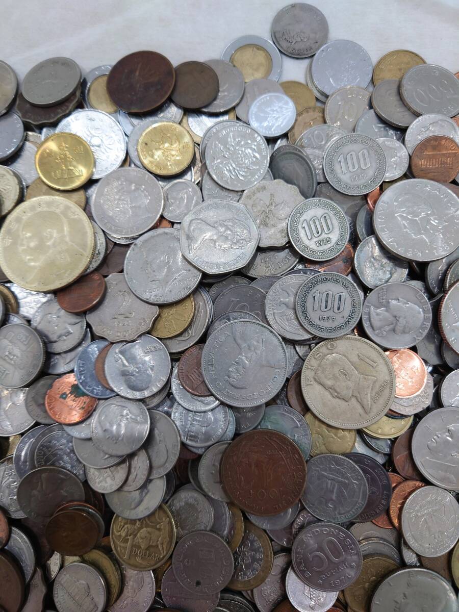 ◆外国 コイン 硬貨 古銭 約5.4kg まとめて◆の画像4