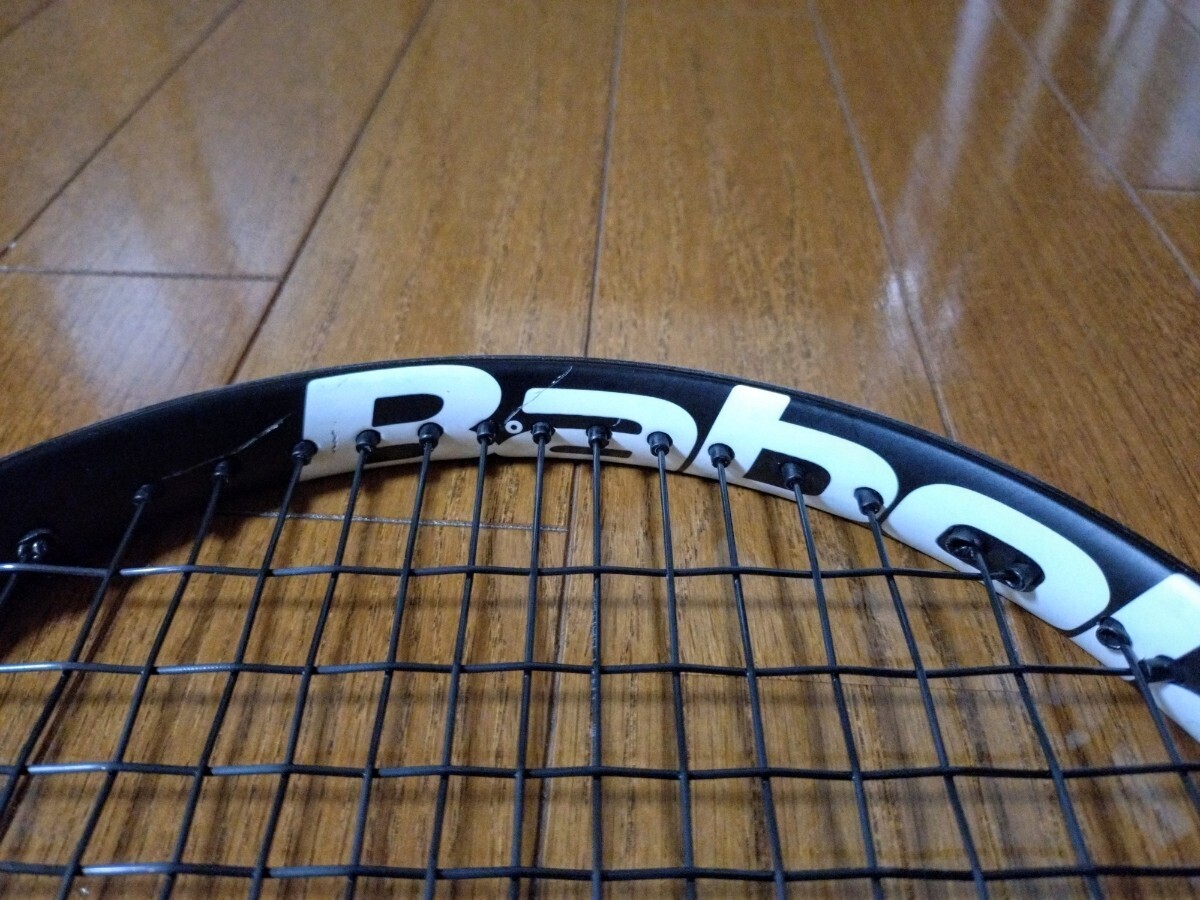 【1円出品】テニスラケット バボラ AERO PRO DRIVE Babolat 硬式テニスラケット アエロプロドライブ ガット・グリップ張替え済み 送料無料の画像5