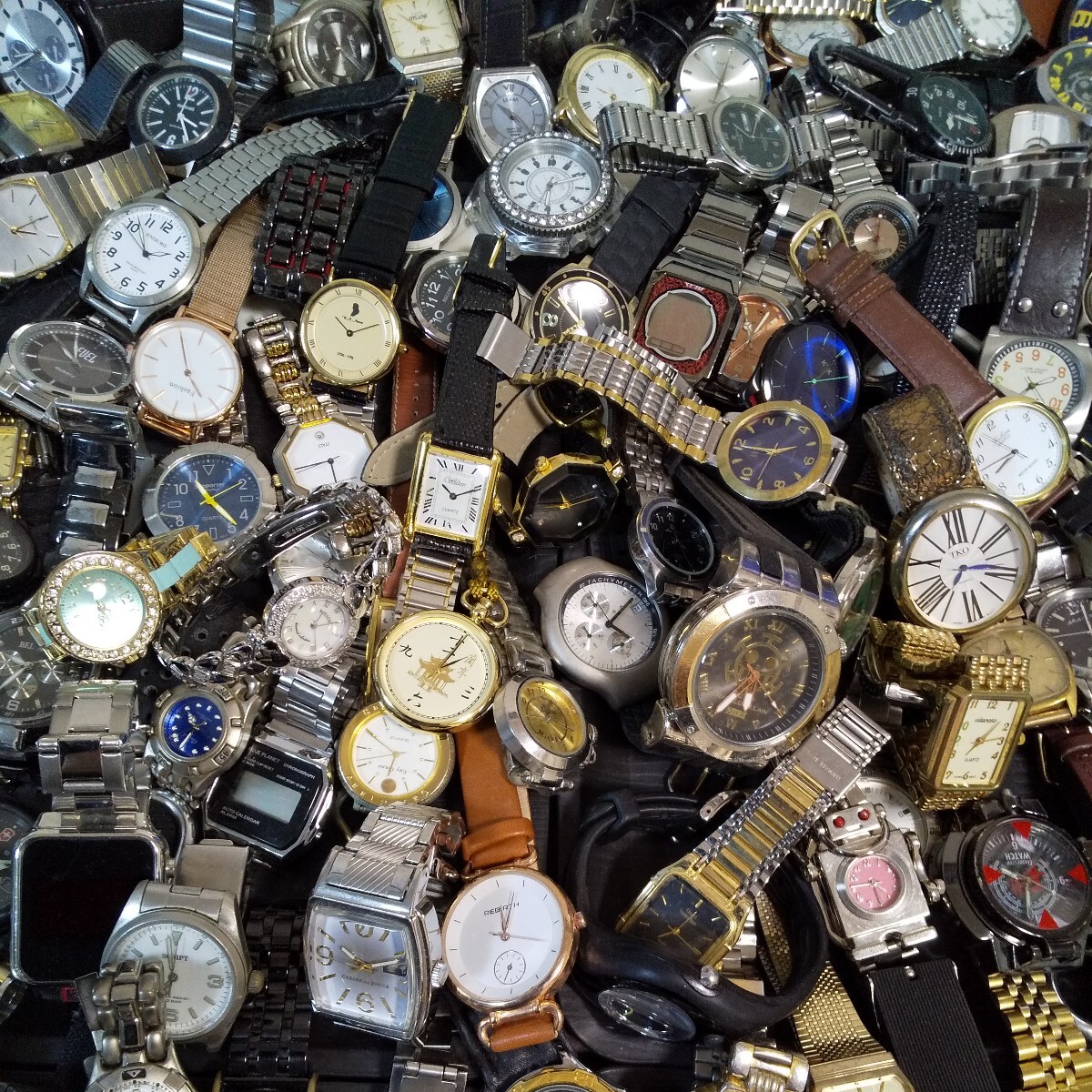 腕時計まとめて メンズ腕時計 レディース腕時計 合計250個 総重量約14.5Kgジャンクの画像6