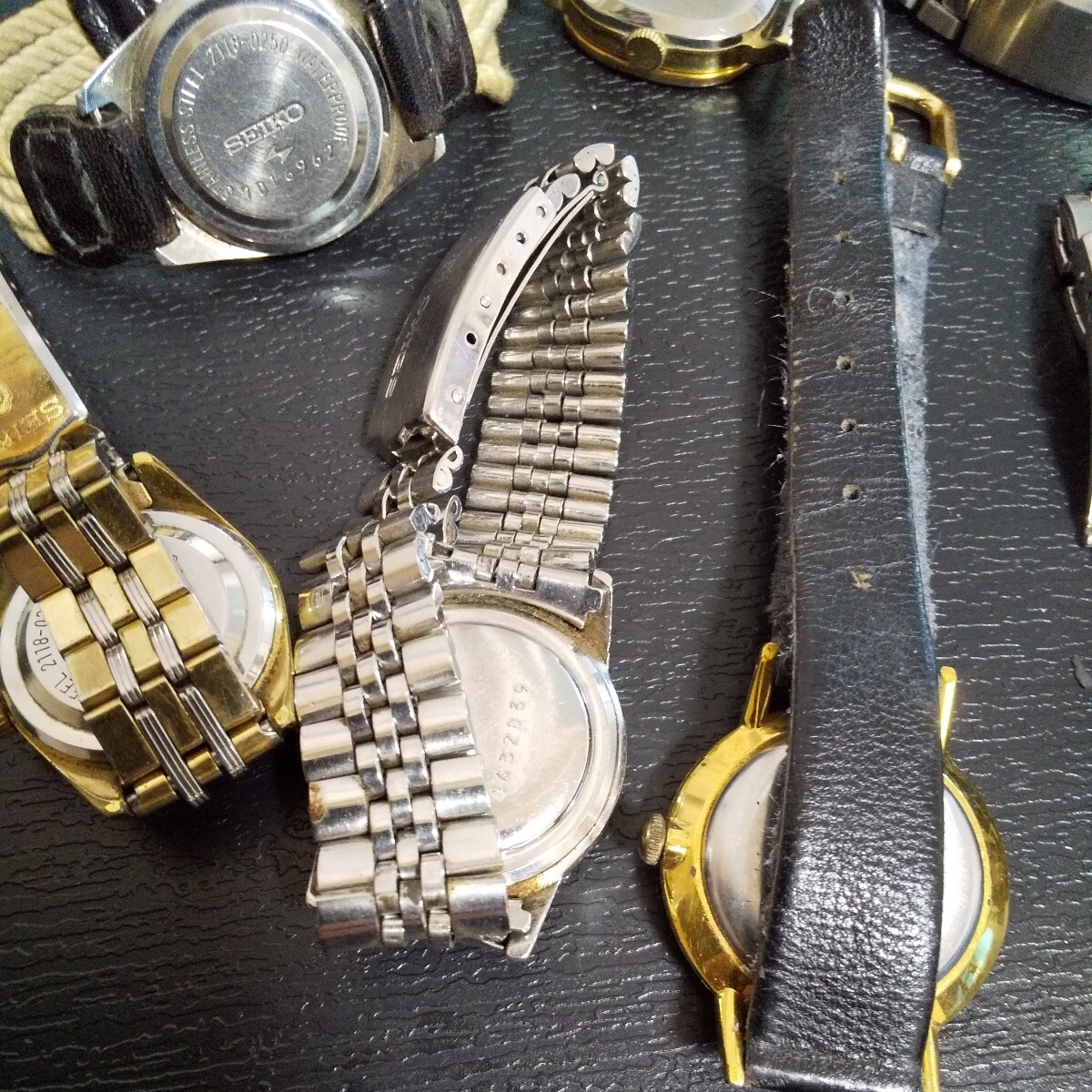SEIKO 機械式 腕時計まとめて 手巻き腕時計 自動巻き腕時計 すべて稼働品 合計9個_画像9