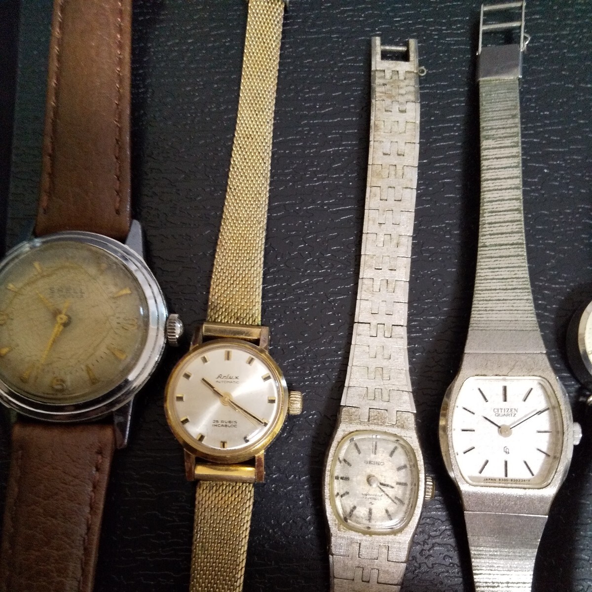 年代物 腕時計まとめて SEIKO CITIZEN TIMEXなど 手巻き 自動巻きクォーツ メンズ レディース腕時計 懐中時計含む合計27個 ジャンクの画像6
