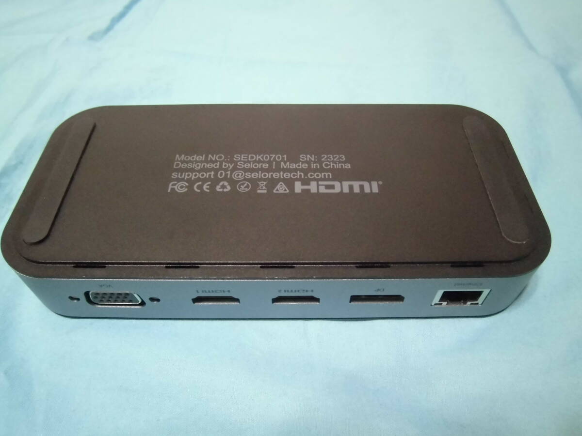 USB-Cドッキングステーション / HDMI(4Kモニター出力)、LAN、USB-A・C、PD充電100wなど多彩 重宝・良好!!の画像3