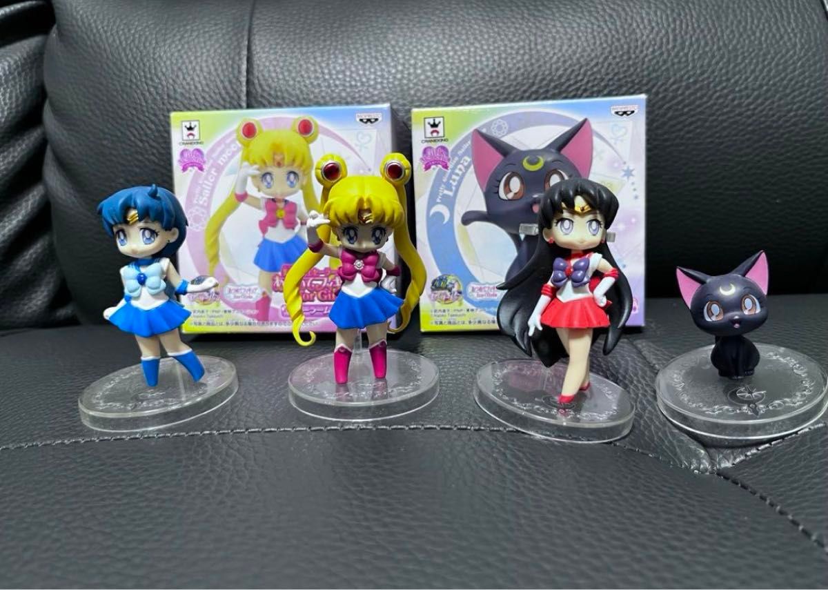 セーラームーン あつめてフィギュア 4体セット セーラー セーラームーン あつめてフィギュア 4体セット セーラー