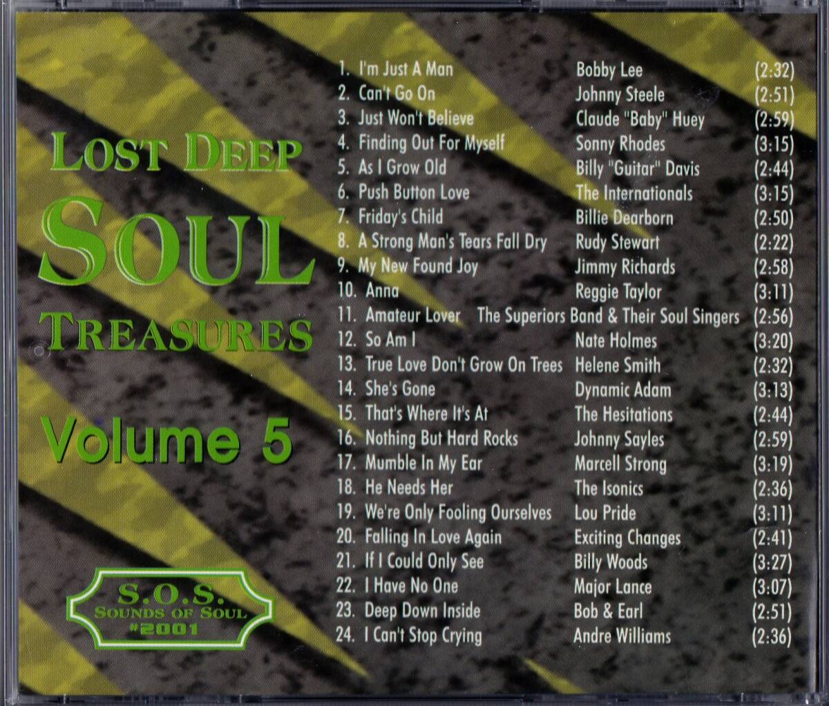 V．A．／Lost Deep Soul Treasures Volume 5（Sounds of Soul 2001）の画像2