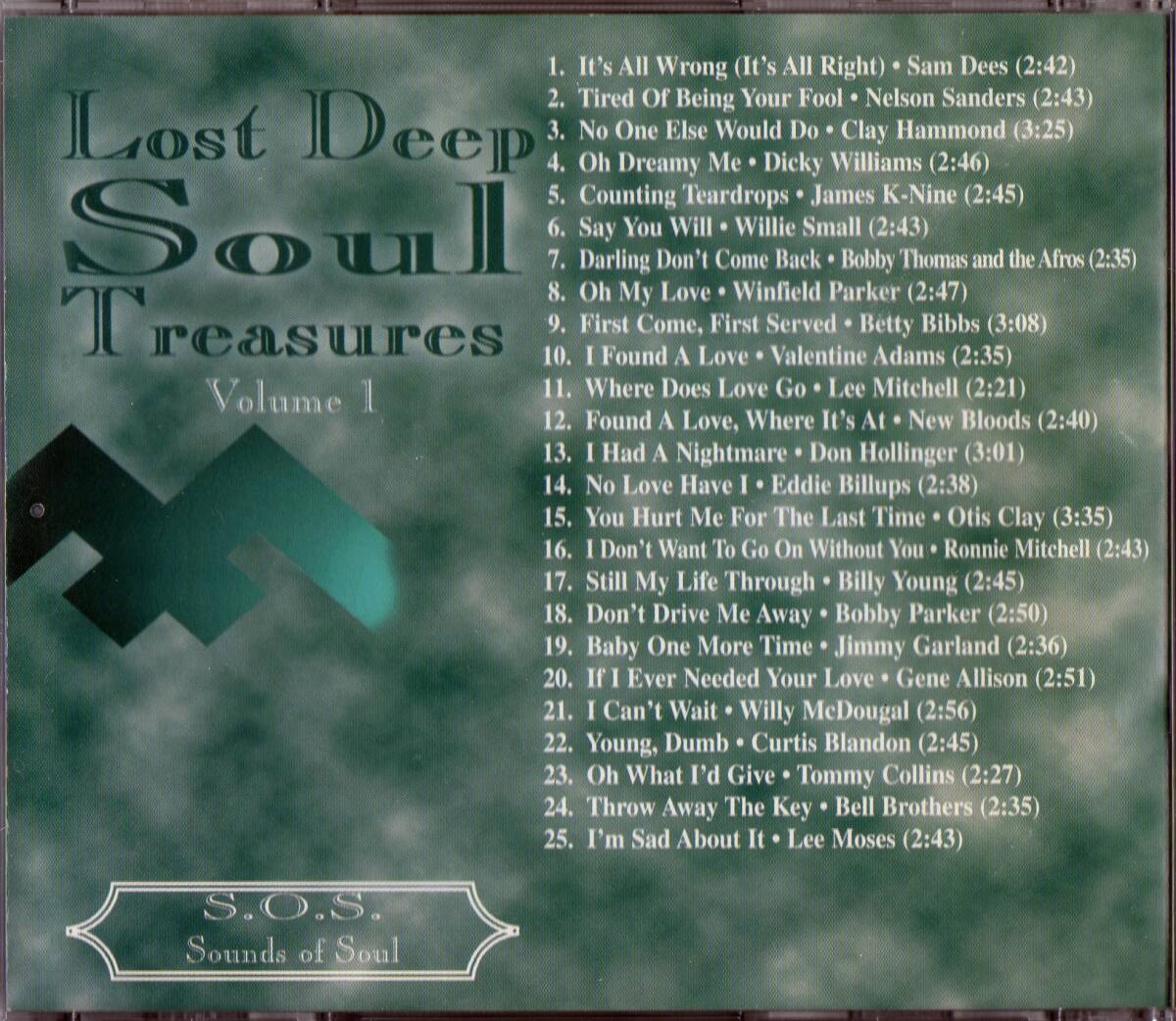 V．A．／Lost Deep Soul Treasures Volume 1 （Sounds of Soul 1001）の画像2