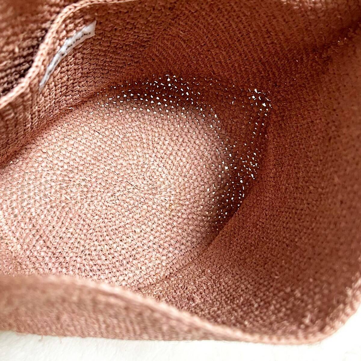  beautiful goods Helen Kaminsky shoulder bag Carillo S basket bag pink rough .a leather original leather 