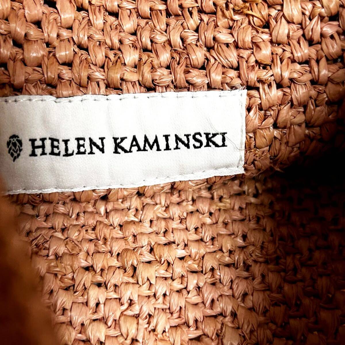 beautiful goods Helen Kaminsky shoulder bag Carillo S basket bag pink rough .a leather original leather 