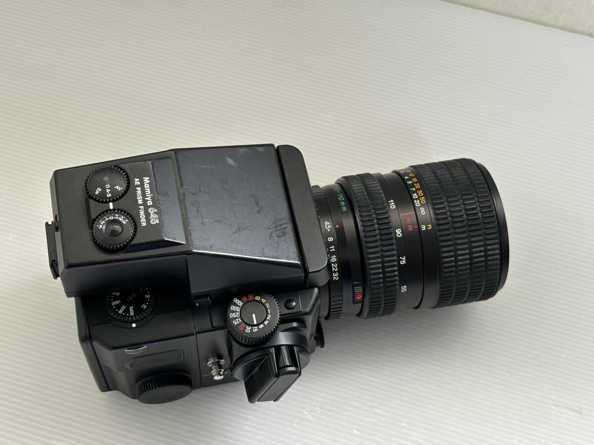 マミヤ Mamiya M645 SUPER レンズ 55-110mm 1:4.5 N 中判フィルムカメラの画像5