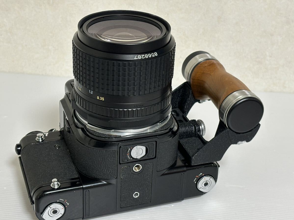  Pentax PENTAX 67 линзы 55mm 1:4 из дерева рукоятка средний размер пленочный фотоаппарат 