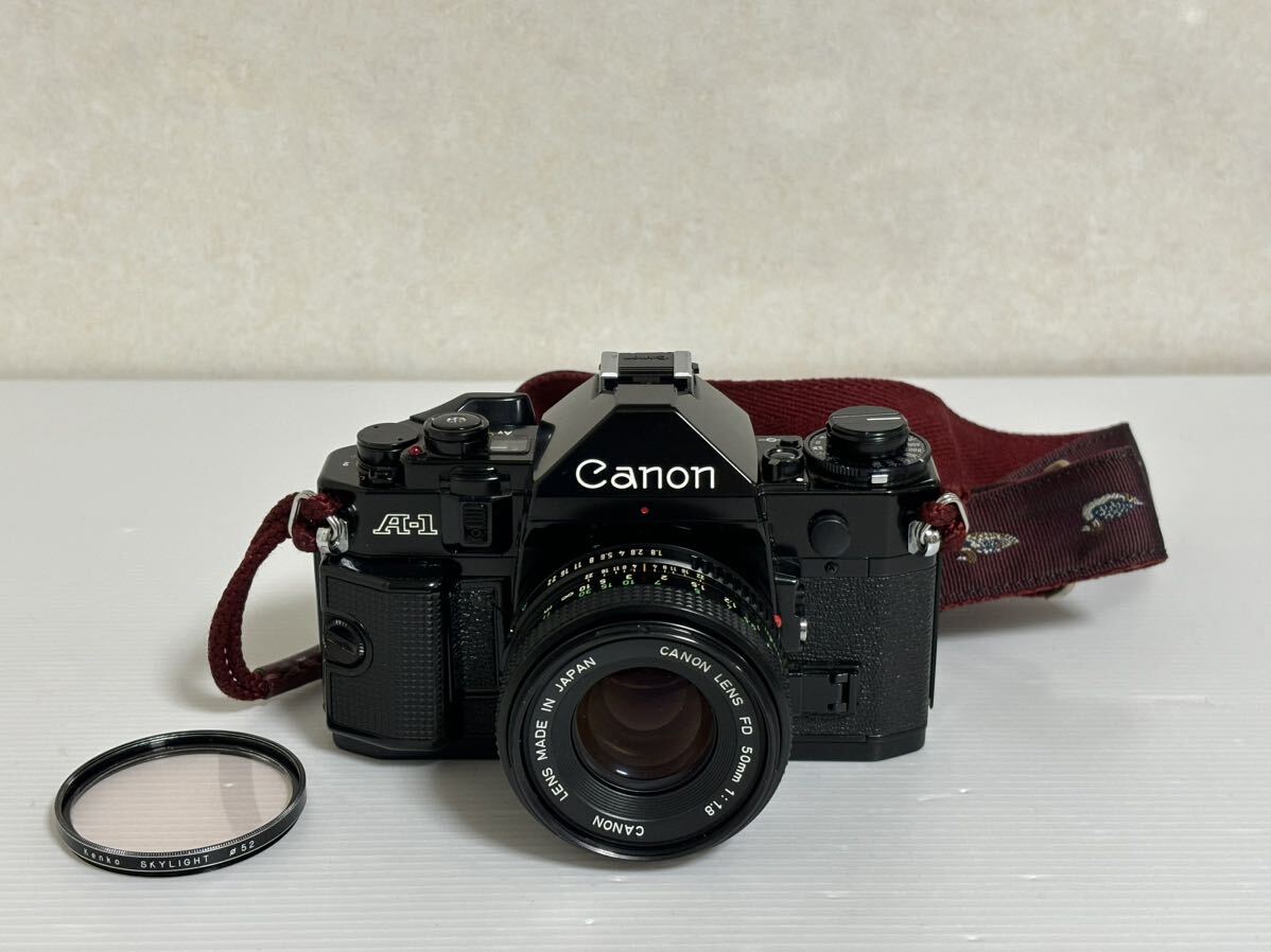 Canon キャノン Ａ-1 レンズ CANON LENS FD 50mm 1:1.8 一眼レフフィルムカメラ_画像1