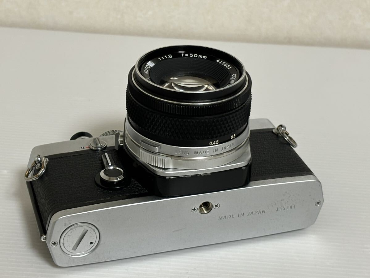 ② OLYMPUS オリンパス OM-1 OM-SYSTEM F.ZUIKO AUTO-S 50mm 1:1.8 一眼レフフィルムカメラ フード付きの画像6