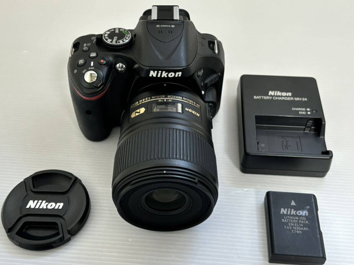 Nikon ニコン D5200 デジタルカメラ AF-S Micro NIKKOR 60mm 2.8 G ED レンズ の画像1