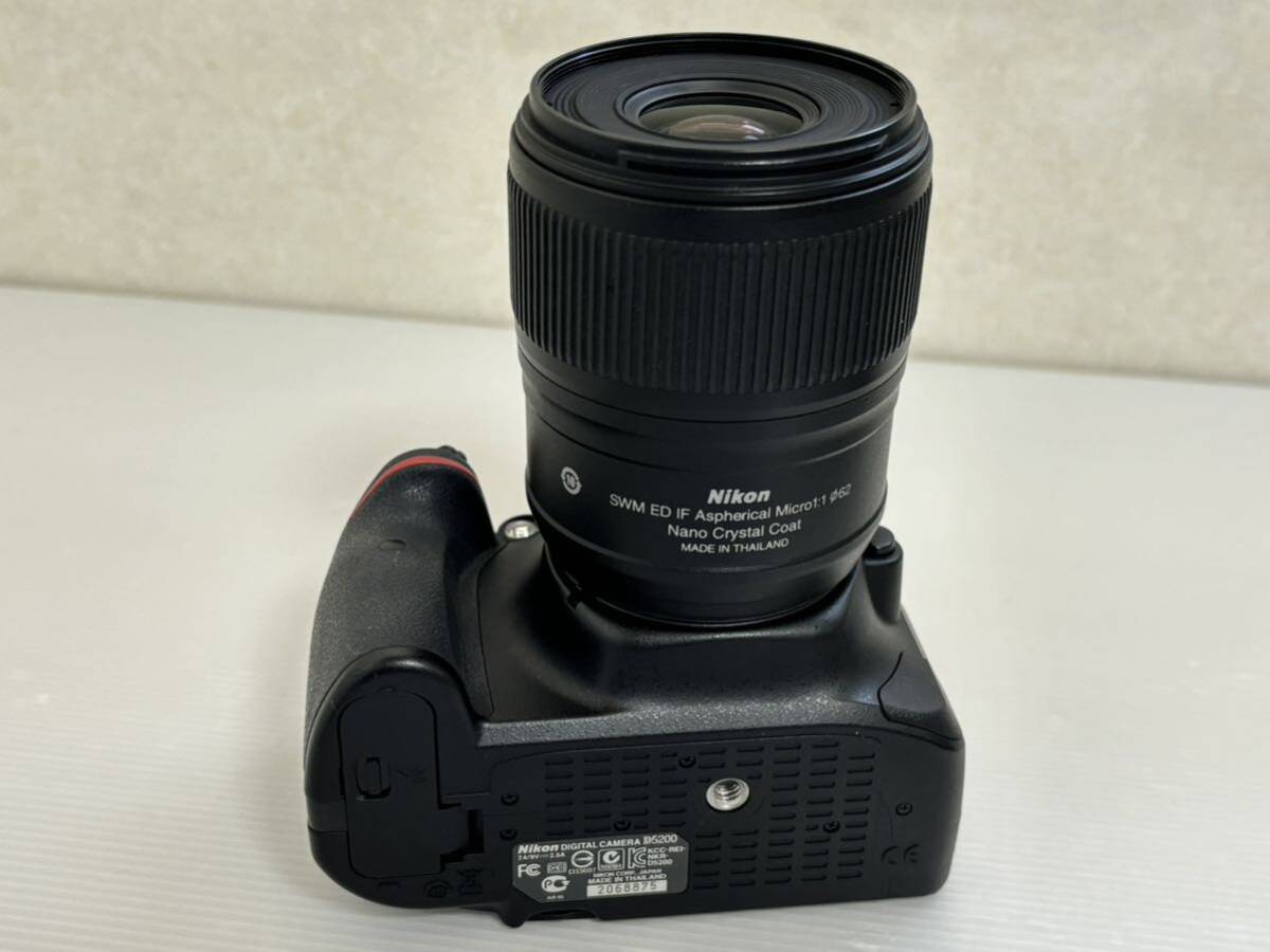 Nikon ニコン D5200 デジタルカメラ AF-S Micro NIKKOR 60mm 2.8 G ED レンズ の画像8