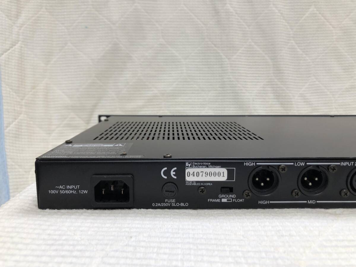 米国EV electro-voice エレクトロボイス electronic stereo crossover EX23 チャンネルデバイダー 動作品 その1