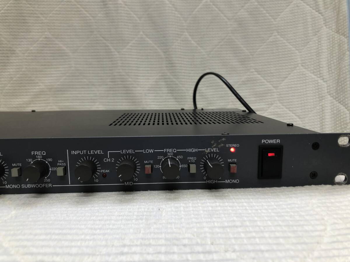 米国EV electro-voice エレクトロボイス electronic stereo crossover EX23 チャンネルデバイダー 動作品 の画像3