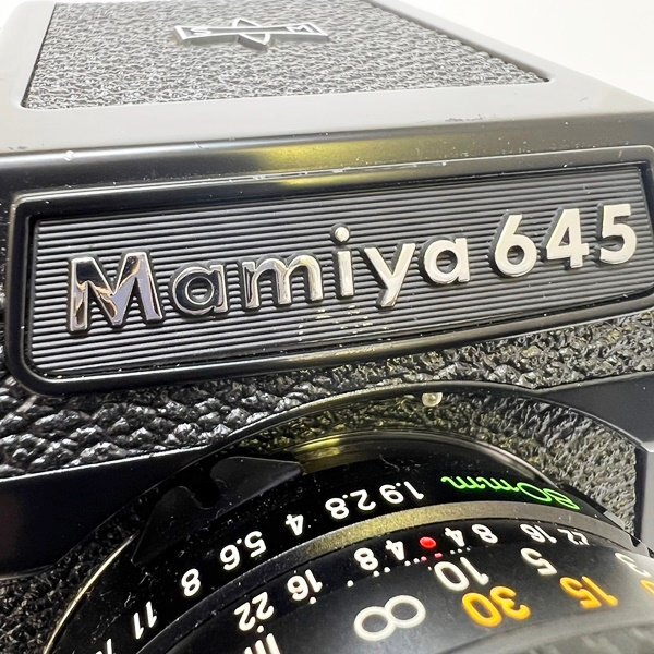 1円～ 外観美品 Mamiya M645 1000S 中判カメラ フィルムカメラ SEKOR 1:1.9 f=80mm レンズカビなし グリップ 取説 現状品 ジャンク HK0169_画像5