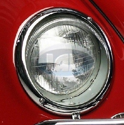 stdH.Beetle.356.フォルクスワーゲン T1 空冷4 6V ビートル スタンダード ヘッドランプ pr NEW IAP製 1950-1966 T2 トランポの画像9