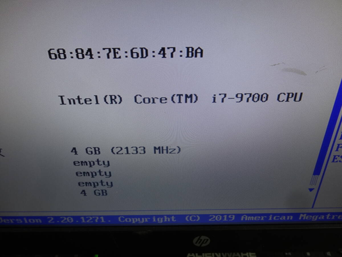 ★Intel /CPU Core i7-9700 3.00GHz 起動確認済み★_画像4