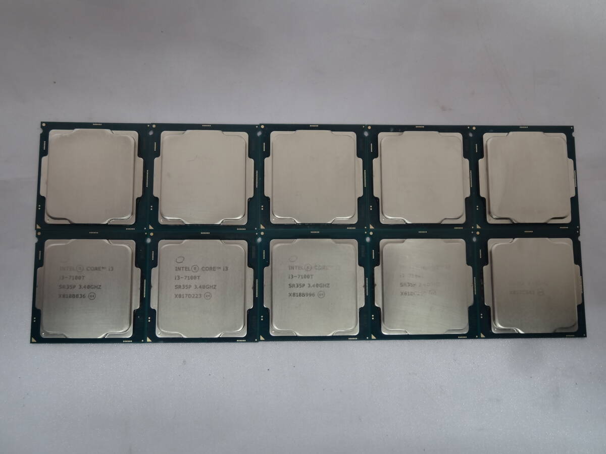 ★Intel /CPU Core i3-7100T 3.40GHz 起動確認済み!★10個セット！！⑪の画像1