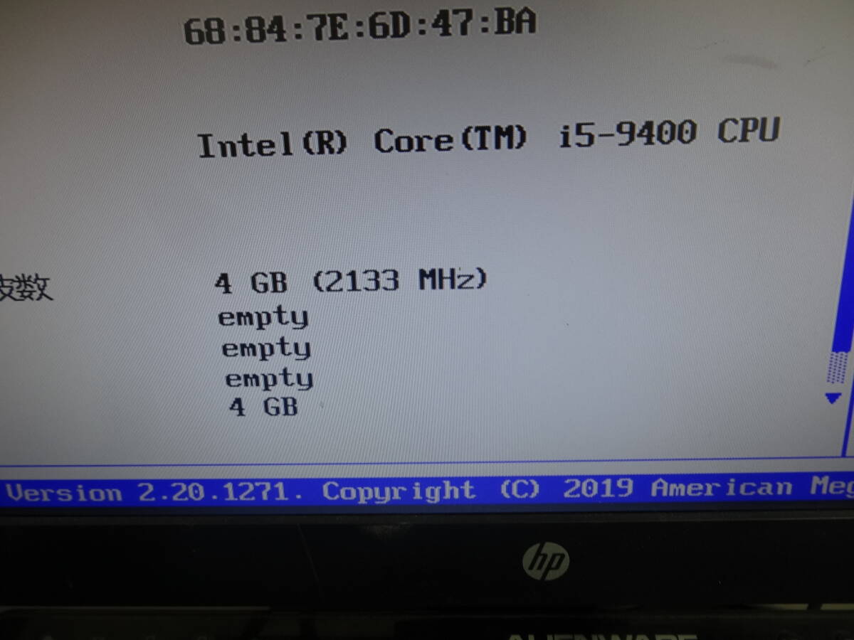 ★Intel / CPU Core i5-9400 2.90GHz 起動確認済★の画像4