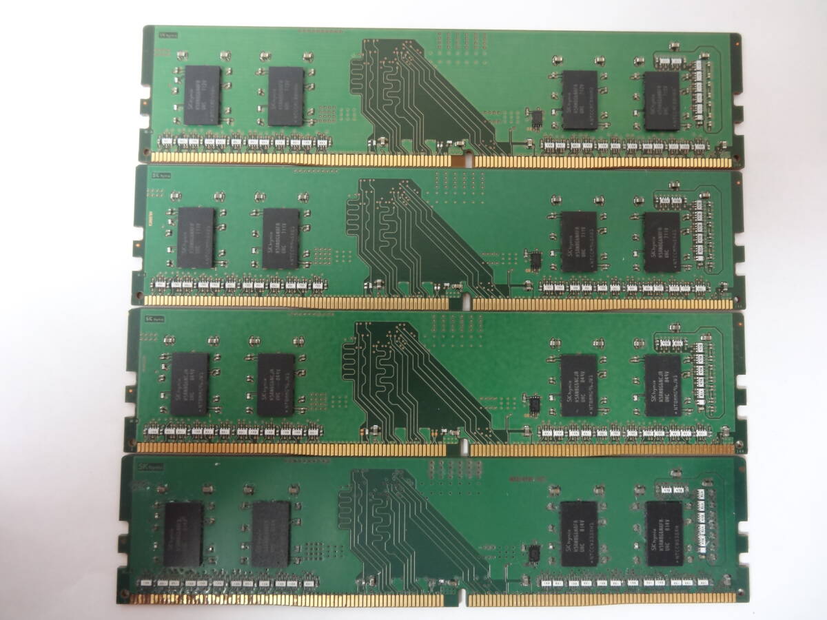 ☆SK hynix PC4-2400T 4GB×4枚 BIOS確認済☆５の画像4