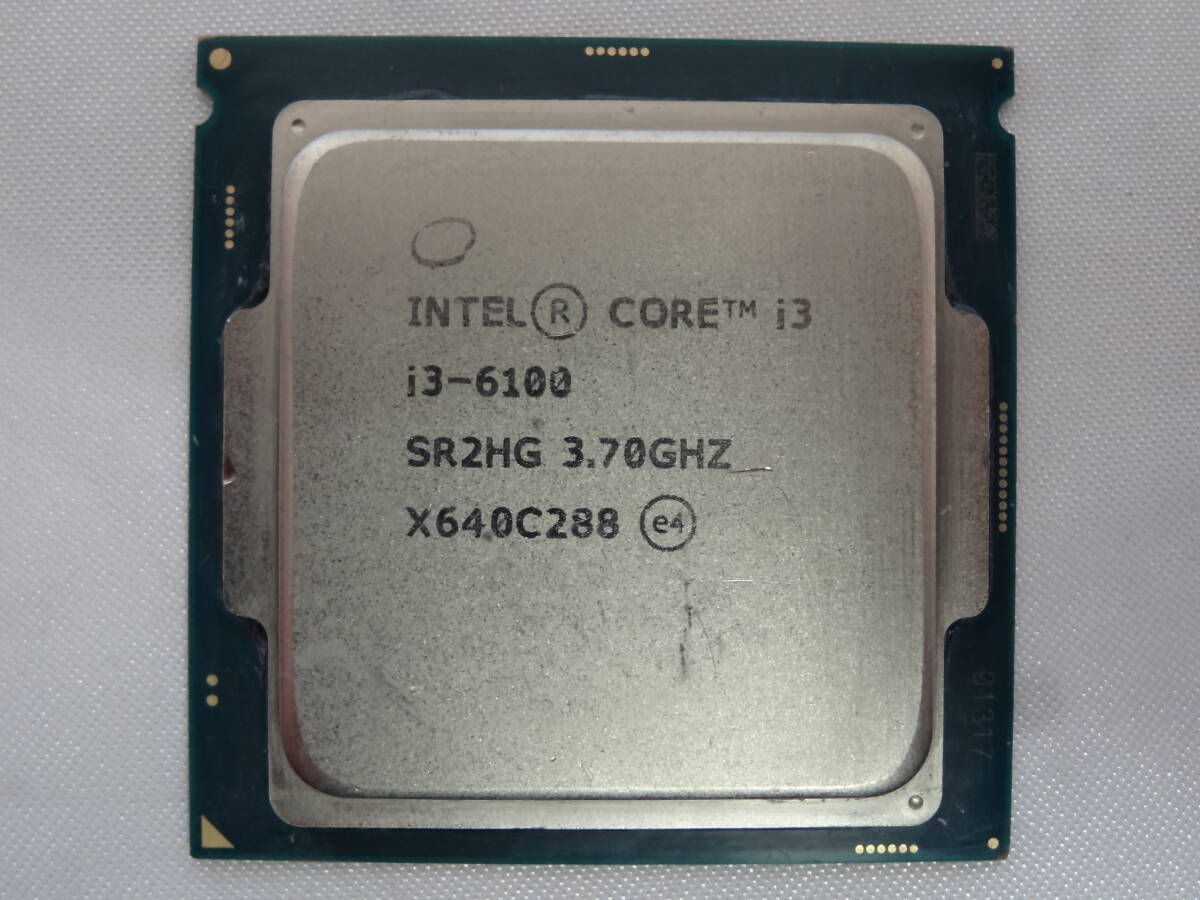 ★Intel / CPU Core i3-6100 3.70GHz 起動確認済★ジャンク！！③の画像1