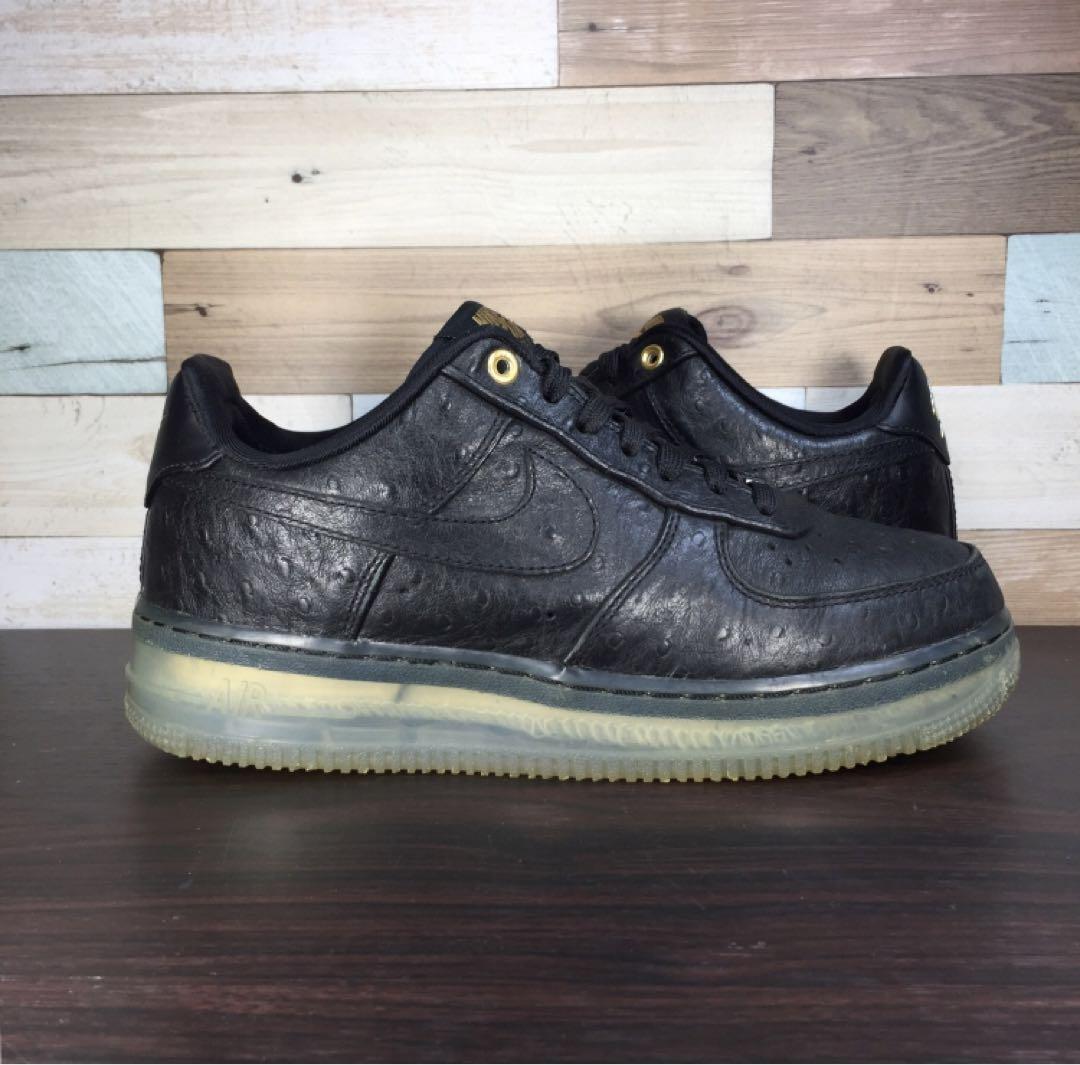 NIKE AIR FORCE 1 CMFT LUX LOW ナイキ エアフォース 1 コンフォート ラックス オーストリッチ 24cm 箱あり U09187 805300-001_画像3