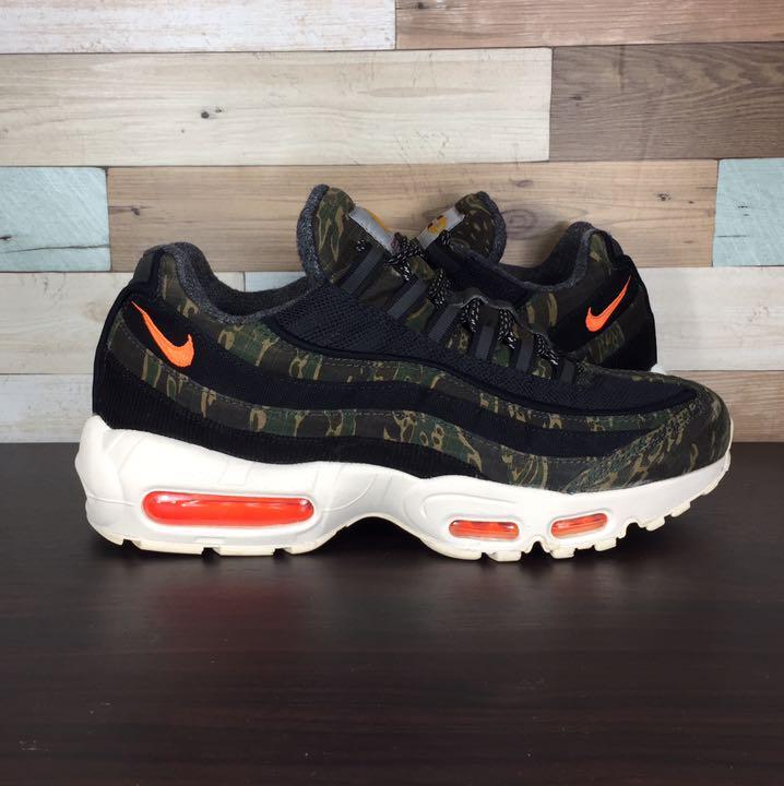 NIKE AIR MAX 95 × CARHARTT WIP カーハート WIP × ナイキ エア マックス 95 ブラック 26cm U07098 AV3866-001_画像3