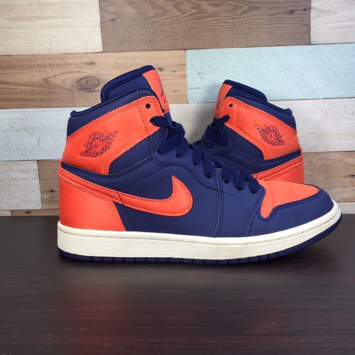 NIKE AIR JORDAN 1 RETRO PREMIUM ナイキ ウィメンズ エアジョーダン1 レトロ ハイ ブルー 23.5cm U09182 AH7389-408_画像3