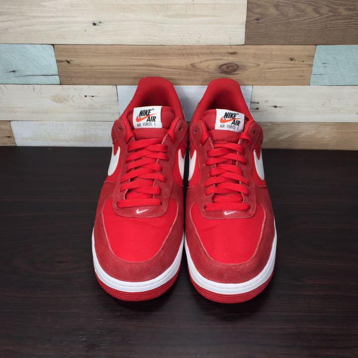 NIKE AIR FORCE 1 '07 LOW ナイキ エア フォース 1 ゲームレッド ホワイト 27.5cm U04458 820266-601_画像2