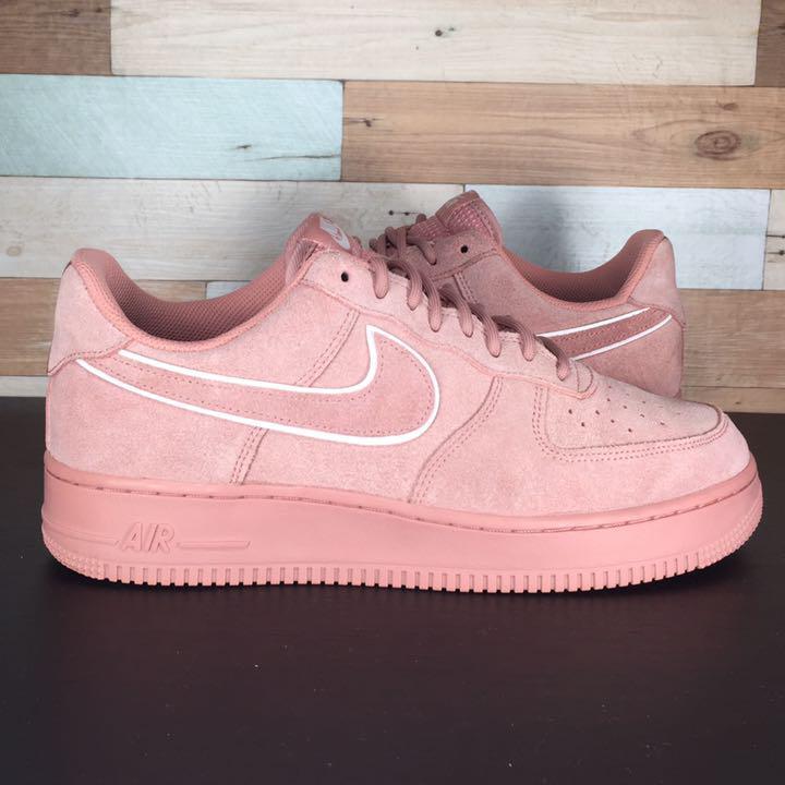 NIKE AIR FORCE 1 '07 LV8 SUEDE ナイキ エアフォース1 LOW エレベイト スエード ピンク 27.5cm U01765 AA1117-601_画像3