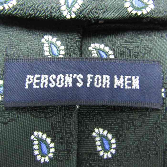  Person's бренд галстук peiz Lee мелкий рисунок рисунок шелк мужской зеленый PERSONS