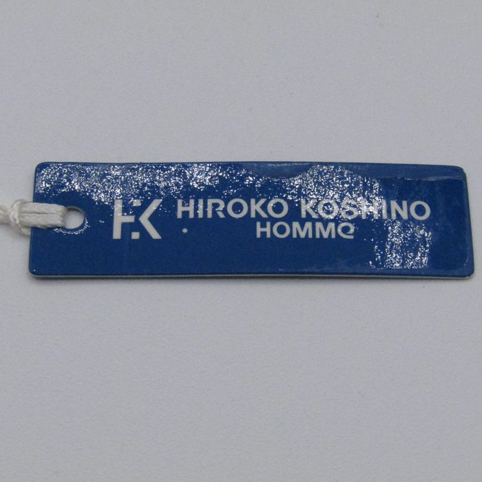 ヒロココシノ ブランド ネクタイ ストライプ柄 パネル柄 シルク 未使用タグ付 PO メンズ ブラウン HIROKO KOSHINO_画像6